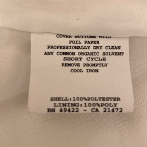 Jessica McClintock for Gunne Sax Vintage  strapless mini tuxedo dress size 7 - Picture 3 of 11